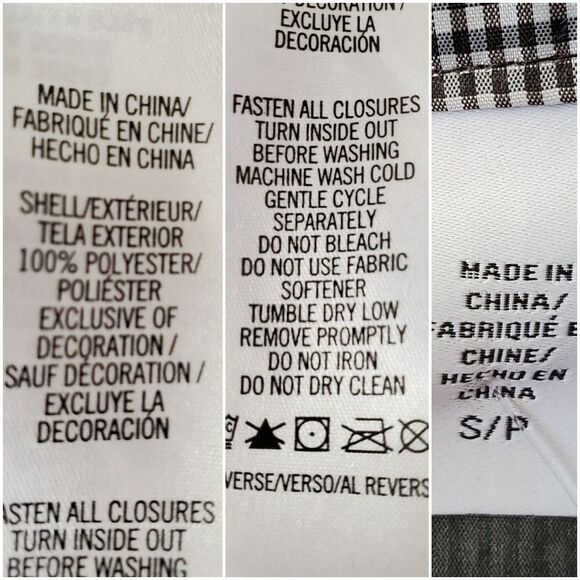 🔺️Izod PerformX Black & White Checkered Windbreaker Jacket Small - Picture 14 of 15